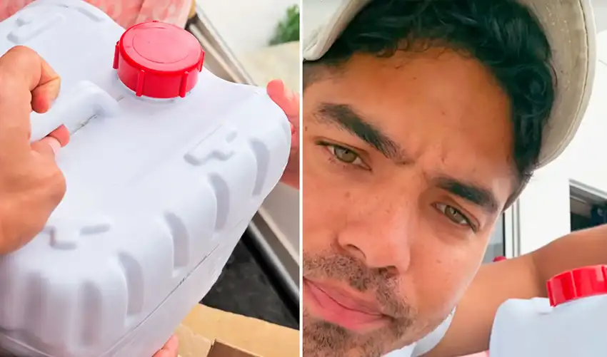 Cubano en Perú queda pasmado al ver que su pareja desecha una galonera de plástico: “En la isla cuestan hasta US$50”